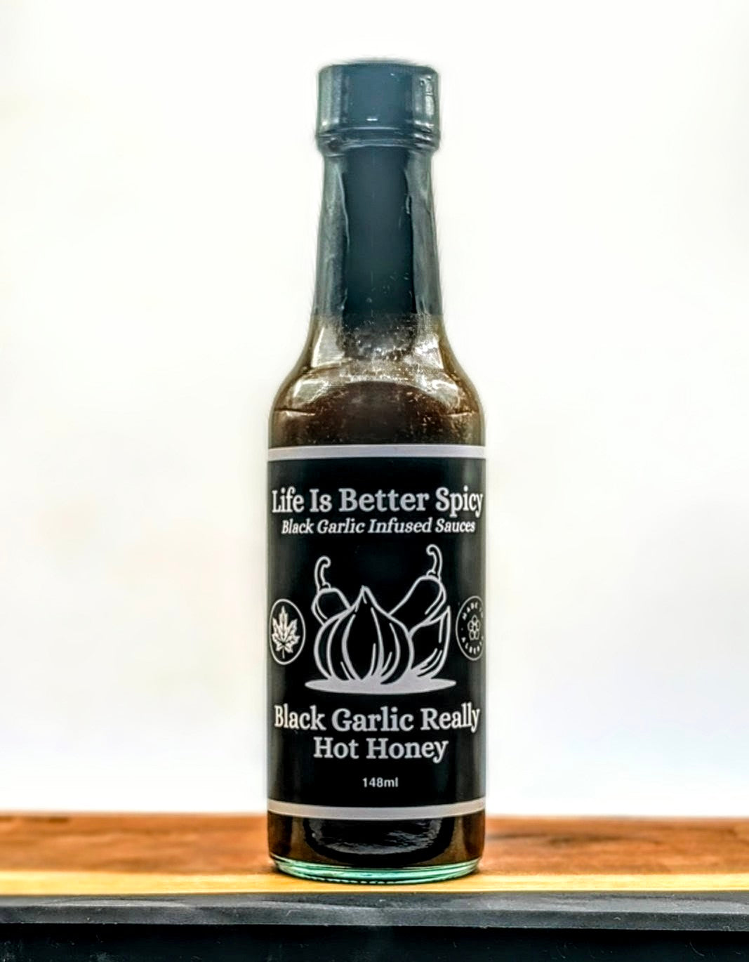Black Garlic Really Hot Honey