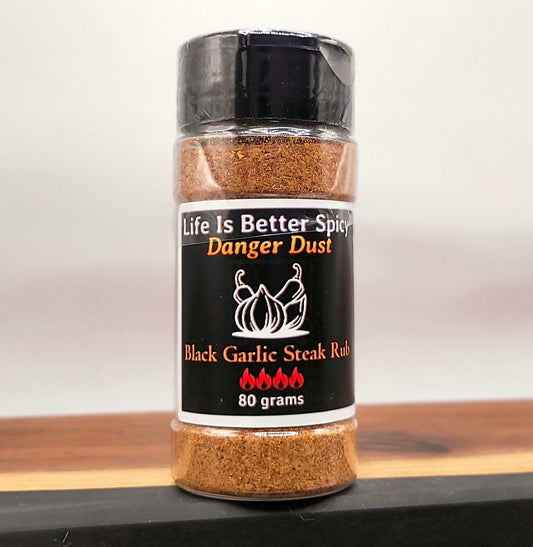 Danger Dust Black Garlic Steak Rub