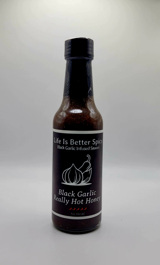 Black Garlic Really Hot Honey